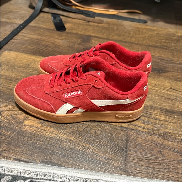 Reebok Shoes - Reebok Red and White Sneakers